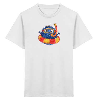 Schnorchelmumpf im Schwimmring - Kinder Bio T-Shirt