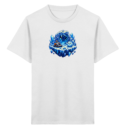 Abenteuerliches Pixel Eis-Geist T-Shirt - Kinder Bio T-Shirt