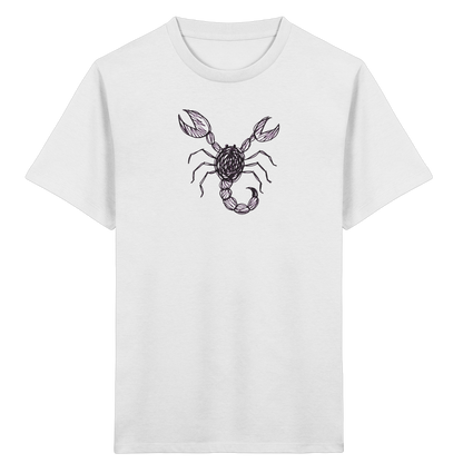 Skorpion von oben gezeichnet - Kinder Bio T-Shirt