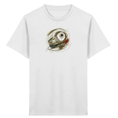 Cooles Monster T-Shirt im Scribble-Look - Kinder Bio T-Shirt