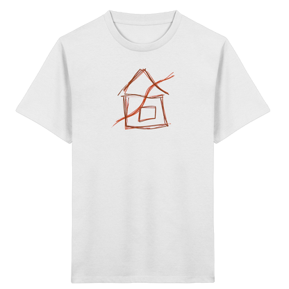Braunes Eckenhaus Kinder T-Shirt - Kinder Bio T-Shirt