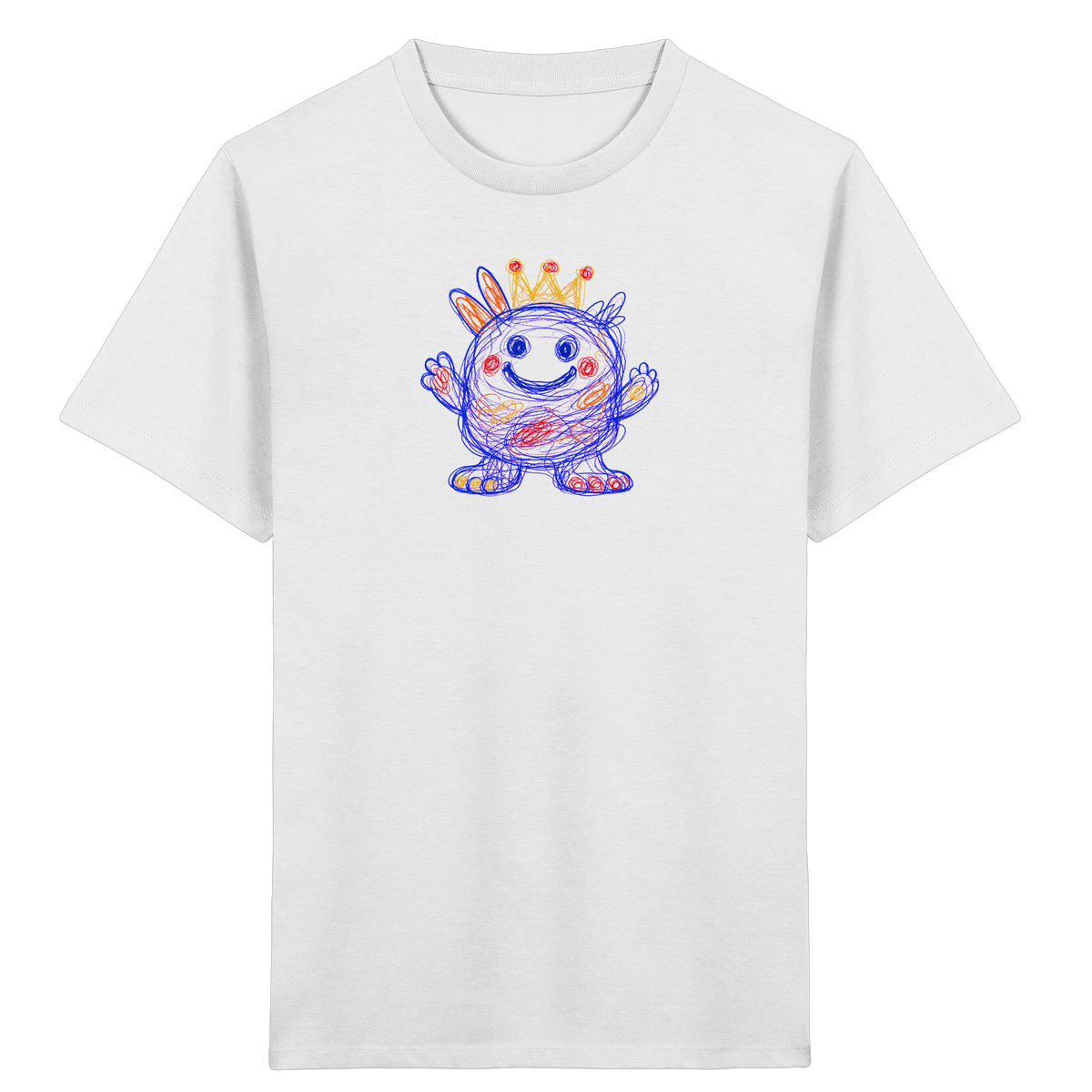 Kringelkrone Kritzelmonster Kinder Shirt - Kinder Bio T-Shirt