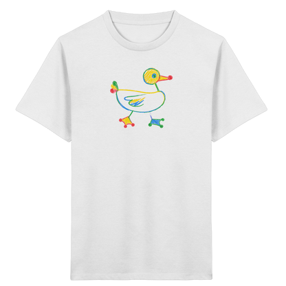 Farbpunkt Ente Kinder Motiv - Kinder Bio T-Shirt