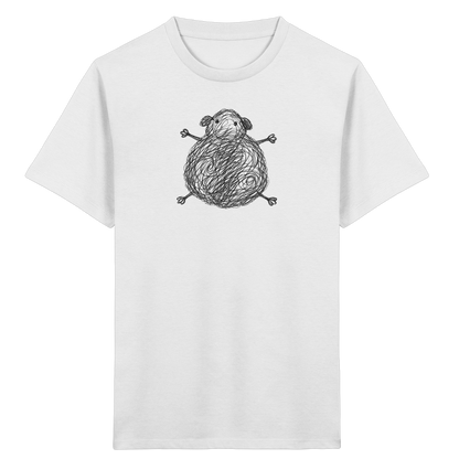Meerschweinchen von oben - Kinder Bio T-Shirt