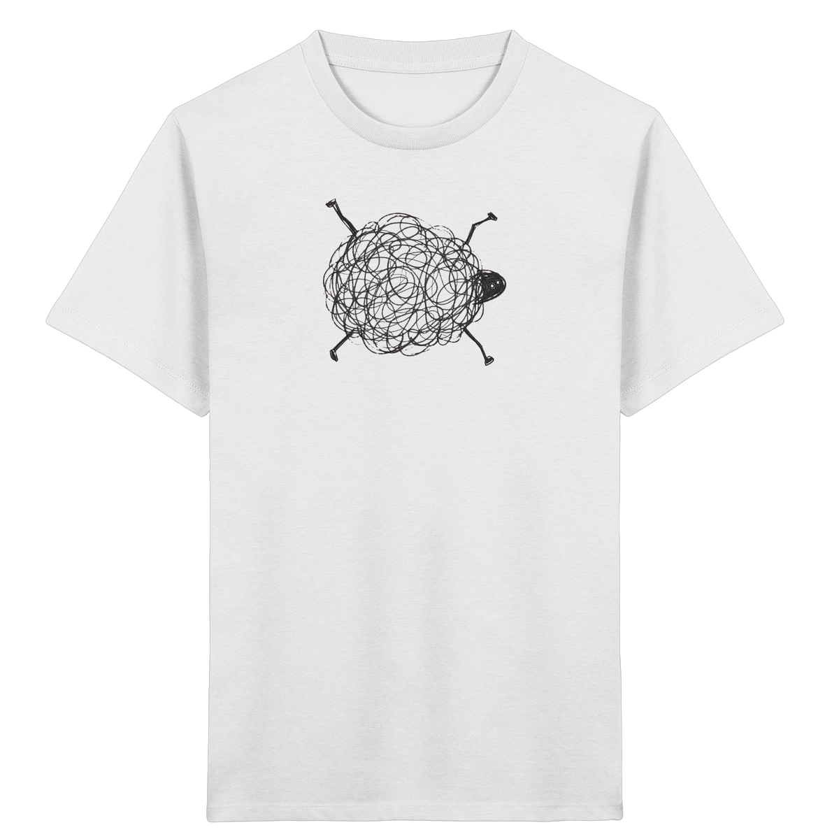 Schaf von oben Shirt - Kinder Bio T-Shirt