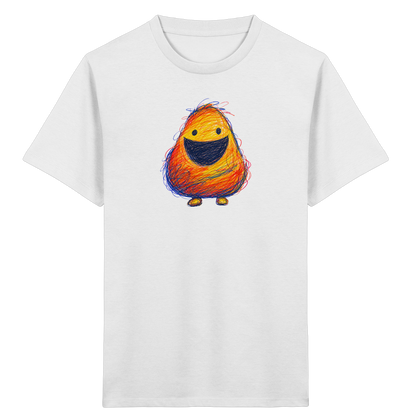 Zahnloses Grinsen Monster Shirt - Kinder Bio T-Shirt