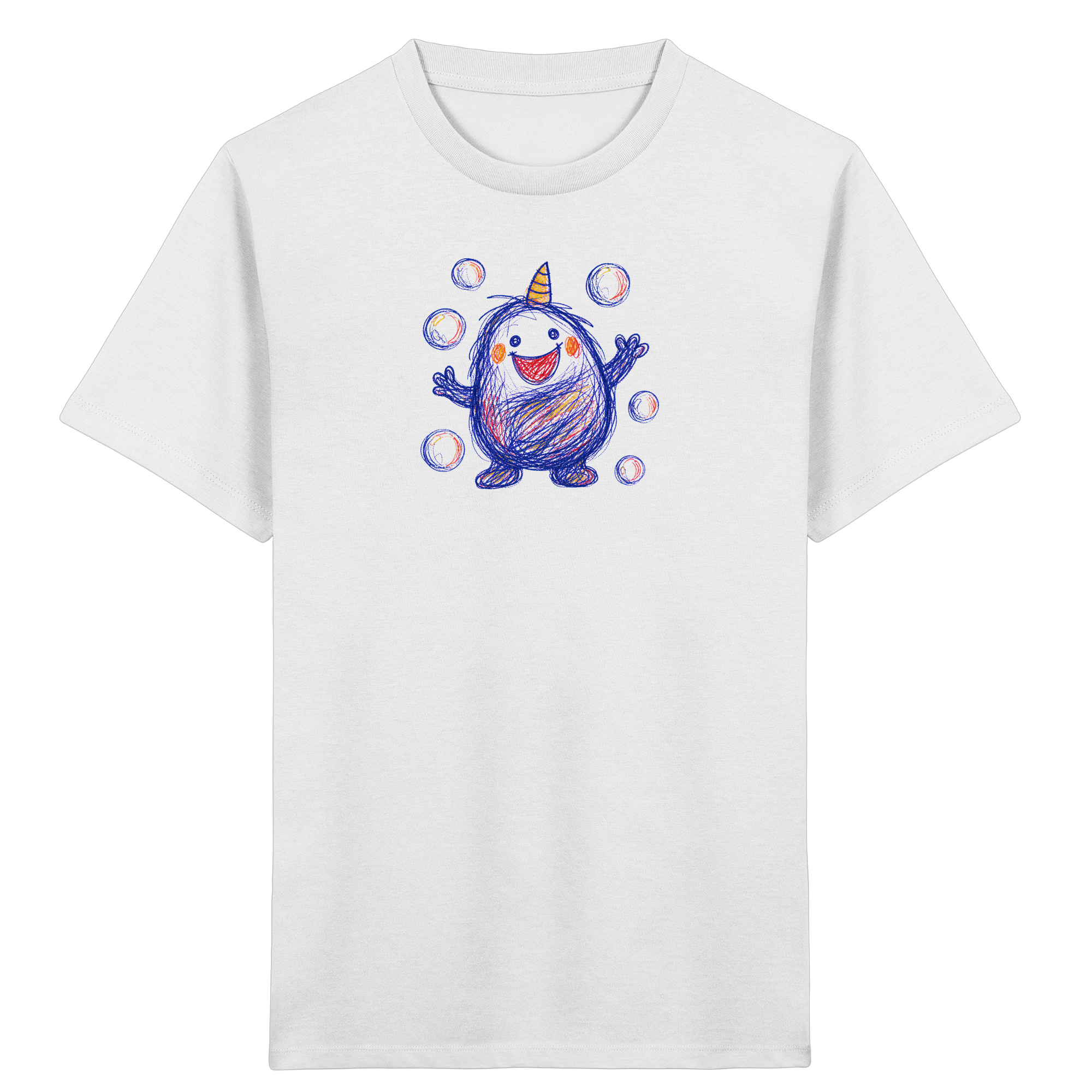 Seifenblasenmumpf mit Horn Kinder T-Shirt