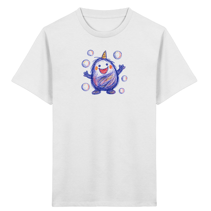 Seifenblasenmumpf mit Horn - Kinder Bio T-Shirt