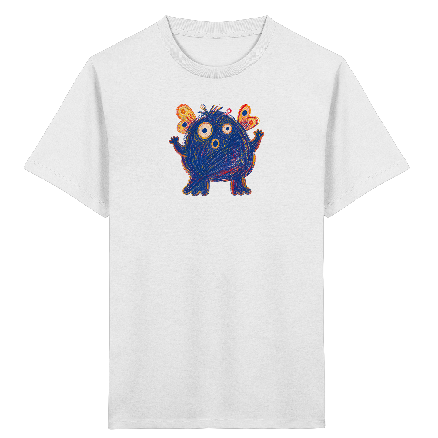 Flatterflauschi mit kleinen Flügeln - Kinder Bio T-Shirt