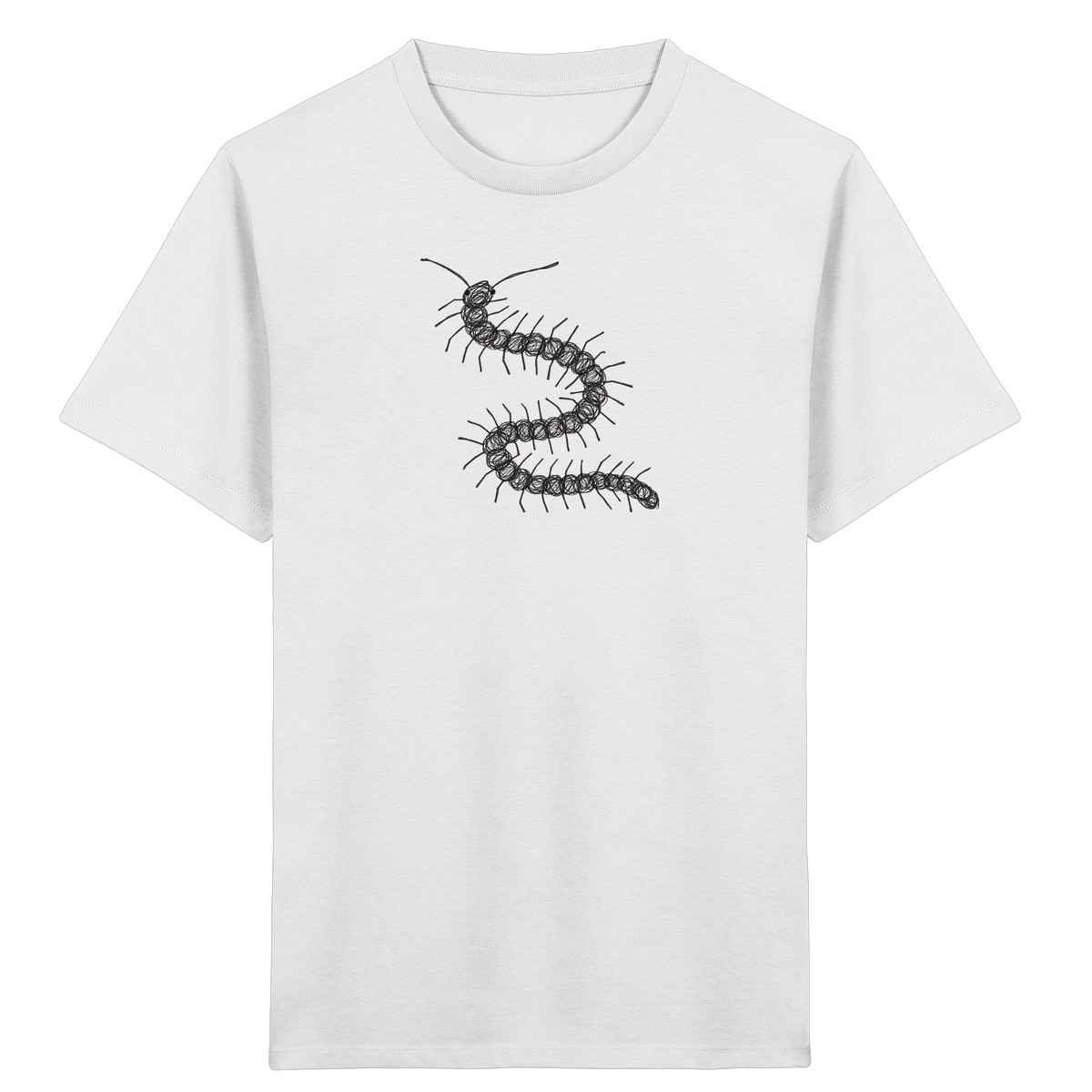 Tausendfüßer von oben - Kinder Bio T-Shirt
