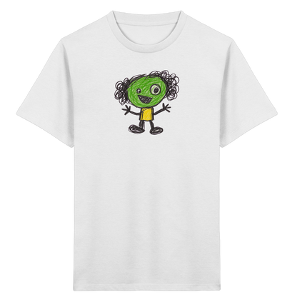 Kritzelkopf mit Ringellocken - Kinder Bio T-Shirt