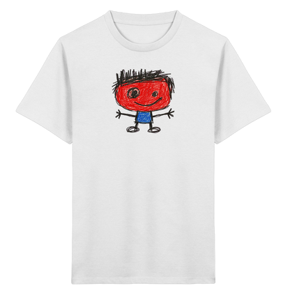 Kritzelkopf mit Bürstenhaar - Kinder Bio T-Shirt