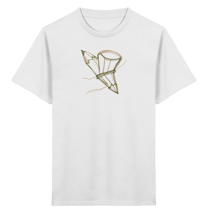 Waldgrüne Bleistift-Schultüte - Kinder Bio T-Shirt