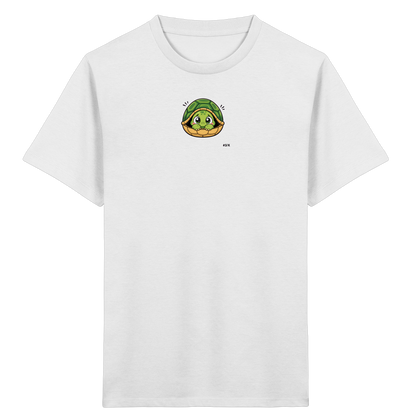 Schüchterne Schildkröte: Kuscheliges T-Shirt für Kinder - Kinder Bio T-Shirt