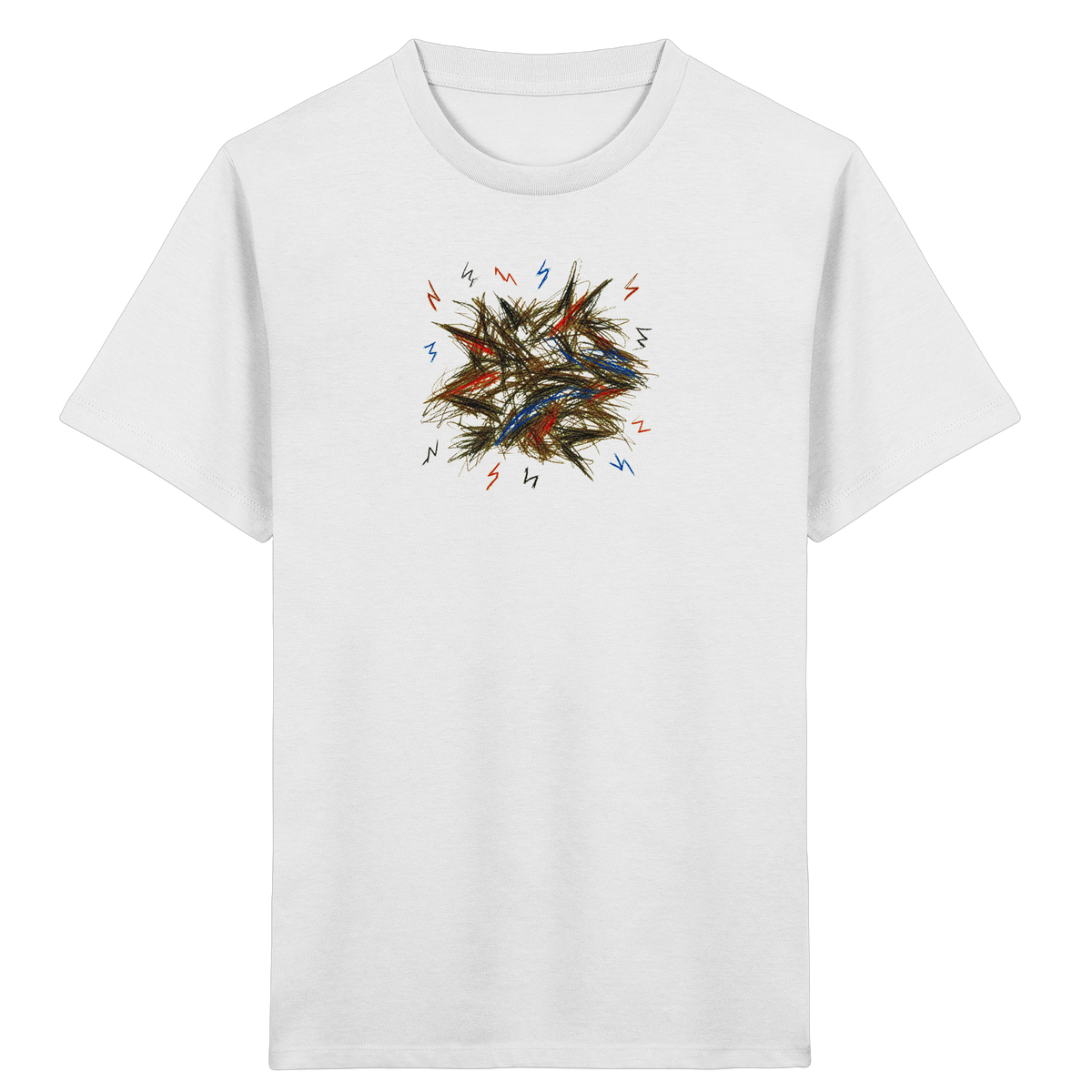 Wildes Energie T-Shirt mit Blitzen - Kinder Bio T-Shirt