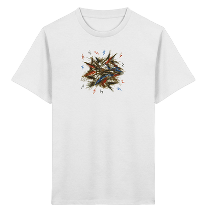 Wildes Energie T-Shirt mit Blitzen - Kinder Bio T-Shirt