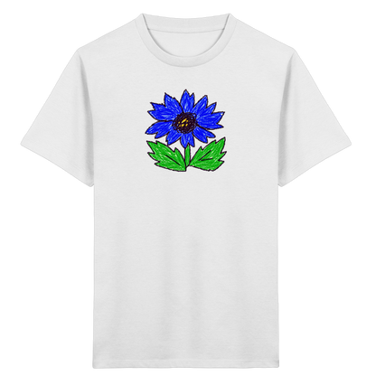 Kritzel Kornblume Kinder Shirt - Kinder Bio T-Shirt
