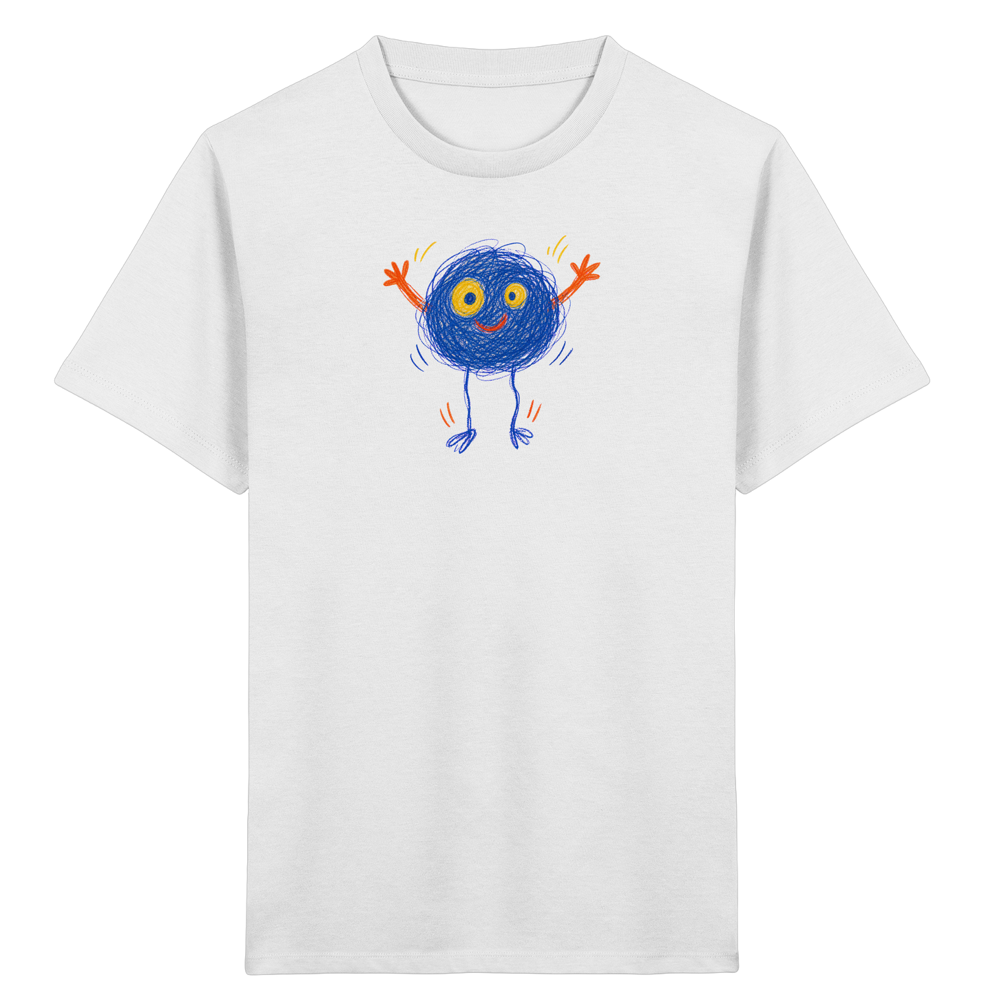 Hüpfkugel Kritzelmonster Kinder T-Shirt - Kinder Bio T-Shirt