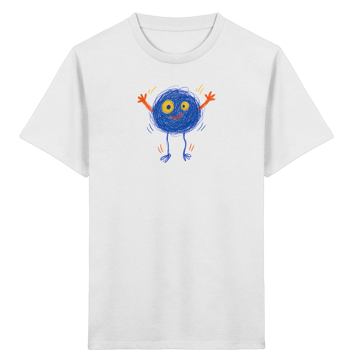 Hüpfkugel Kritzelmonster Kinder T-Shirt - Kinder Bio T-Shirt