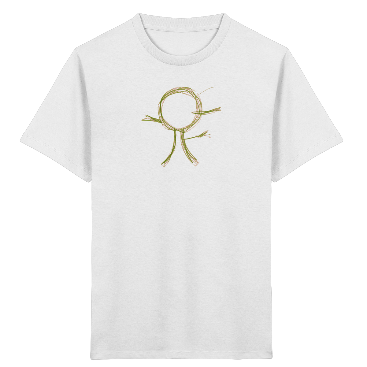 Apfelgrüner Wackelbaum für Kinder - Kinder Bio T-Shirt