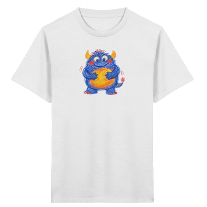 Bauchklopfer Monster Kinder Shirt - Kinder Bio T-Shirt