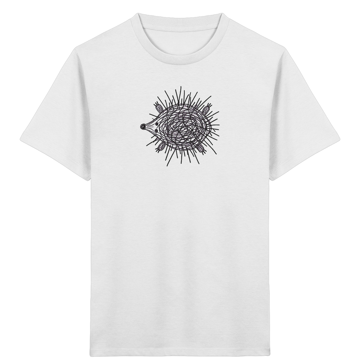 Igel von oben gezeichnet - Kinder Bio T-Shirt