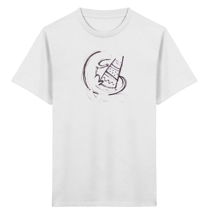 Otter mit grauer Schultüte - Kinder Bio T-Shirt