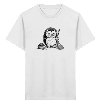 Igel beim Curling: Kinder T-Shirt - Kinder Bio T-Shirt