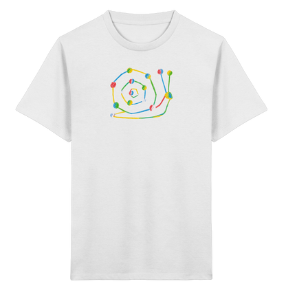 Farbpunkt Schnecke Kinder Shirt - Kinder Bio T-Shirt