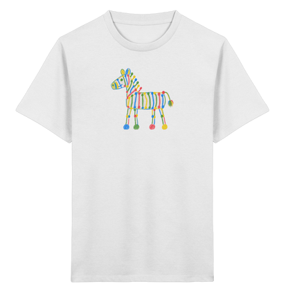 Farbpunkt Zebra für Kinder - Kinder Bio T-Shirt