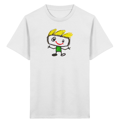 Kritzelkopf mit Windhaar - Kinder Bio T-Shirt