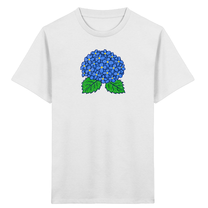 Kritzel Hortensie Kinder Shirt - Kinder Bio T-Shirt