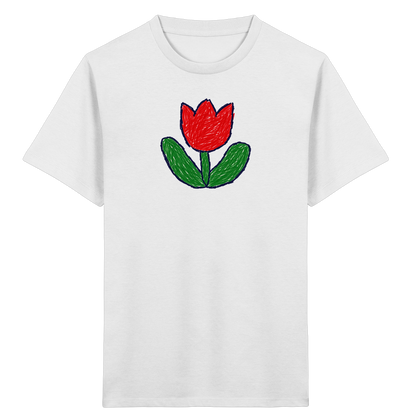 Kritzel Tulpe Kinder Shirt - Kinder Bio T-Shirt