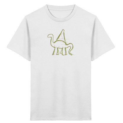 Krakeldino mit Schultüte - Kinder Bio T-Shirt
