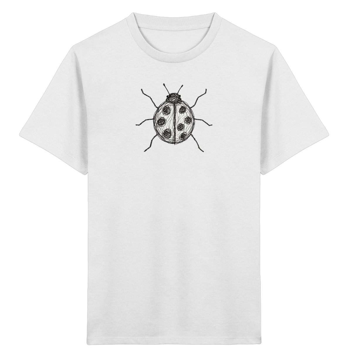 Marienkäfer von oben - Kinder Bio T-Shirt
