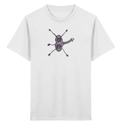Kamel von oben gezeichnet - Kinder Bio T-Shirt