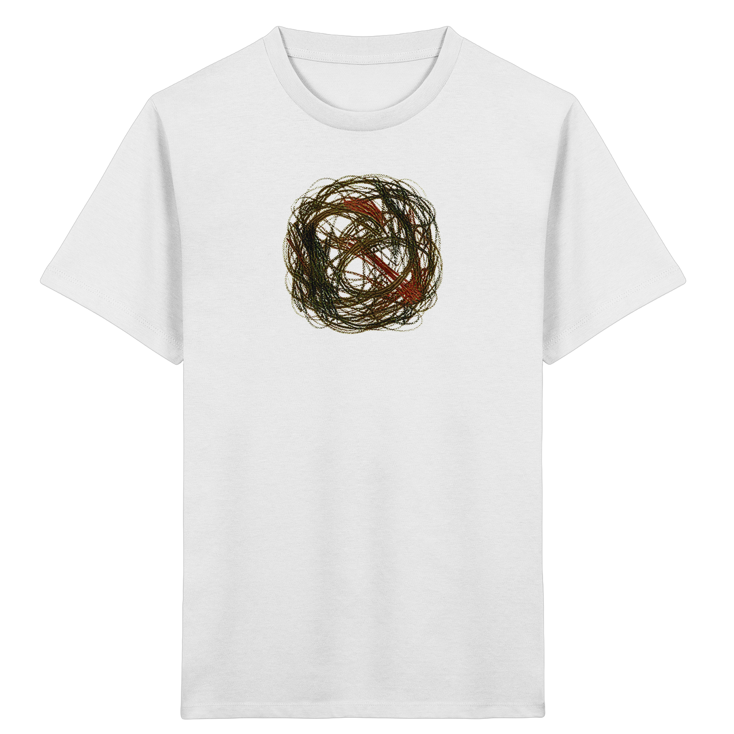 Wildes Kreide Knäuel Natur T-Shirt - Kinder Bio T-Shirt