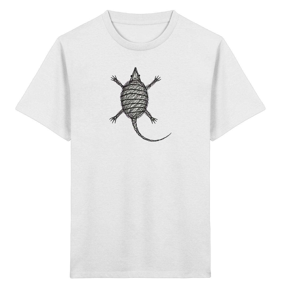 Gürteltier von oben - Kinder Bio T-Shirt