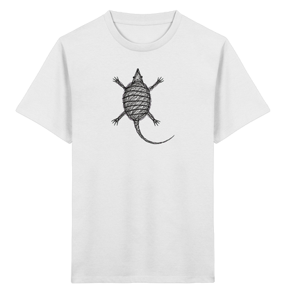 Gürteltier von oben - Kinder Bio T-Shirt
