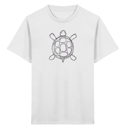 Schildkröte von oben - Kinder Bio T-Shirt