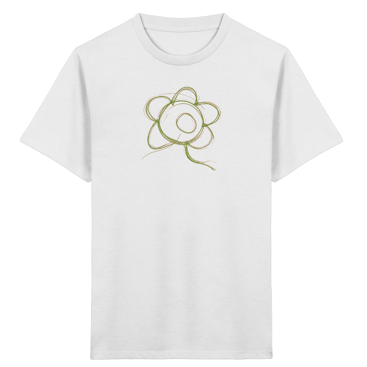 Grüner Kringelkopf für Kinder - Kinder Bio T-Shirt