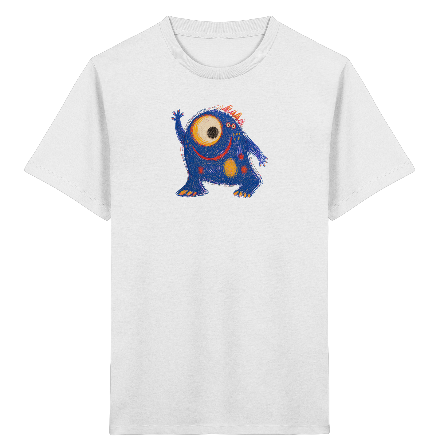 Kullerauge Kritzelmonster Kinder Shirt - Kinder Bio T-Shirt