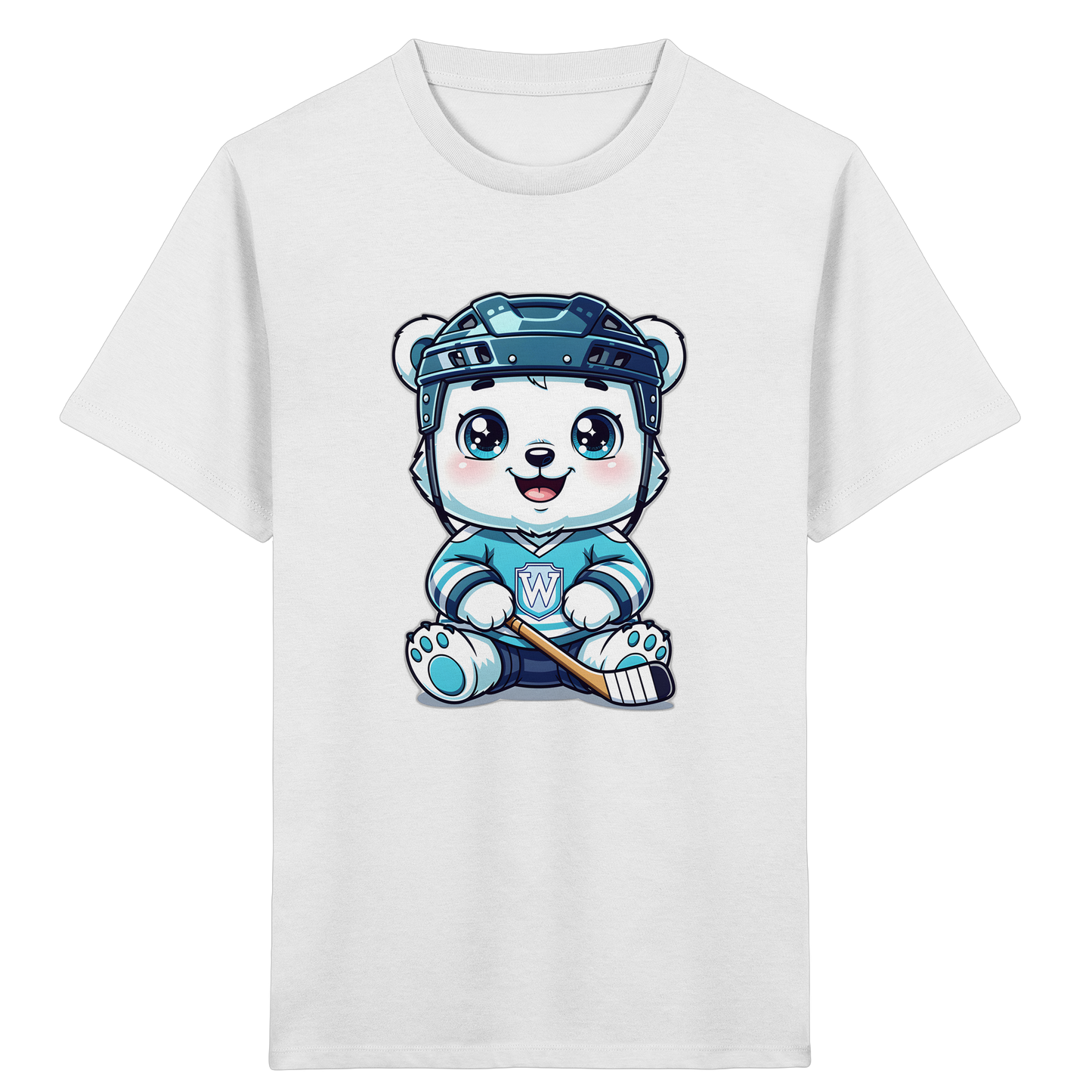 Eisbär Eishockey T-Shirt für Kinder