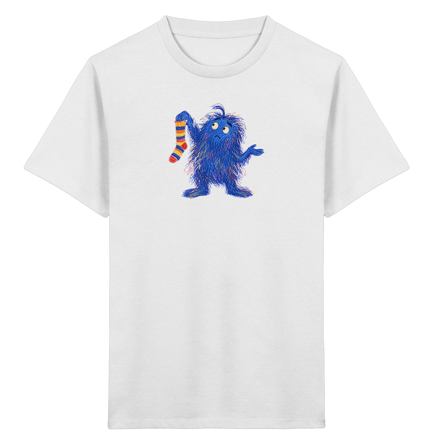 Sockensucher Monster Kinder T-Shirt - Kinder Bio T-Shirt