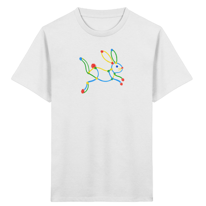 Farbpunkt Hase Kinder Shirt - Kinder Bio T-Shirt