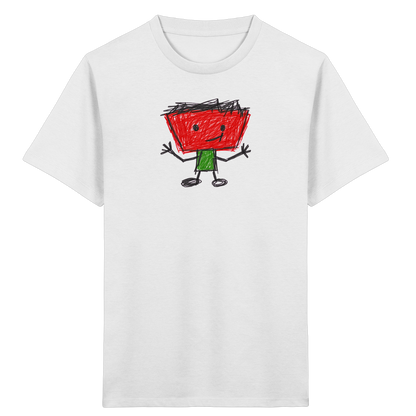 Kritzelkopf mit Zackenhaar - Kinder Bio T-Shirt