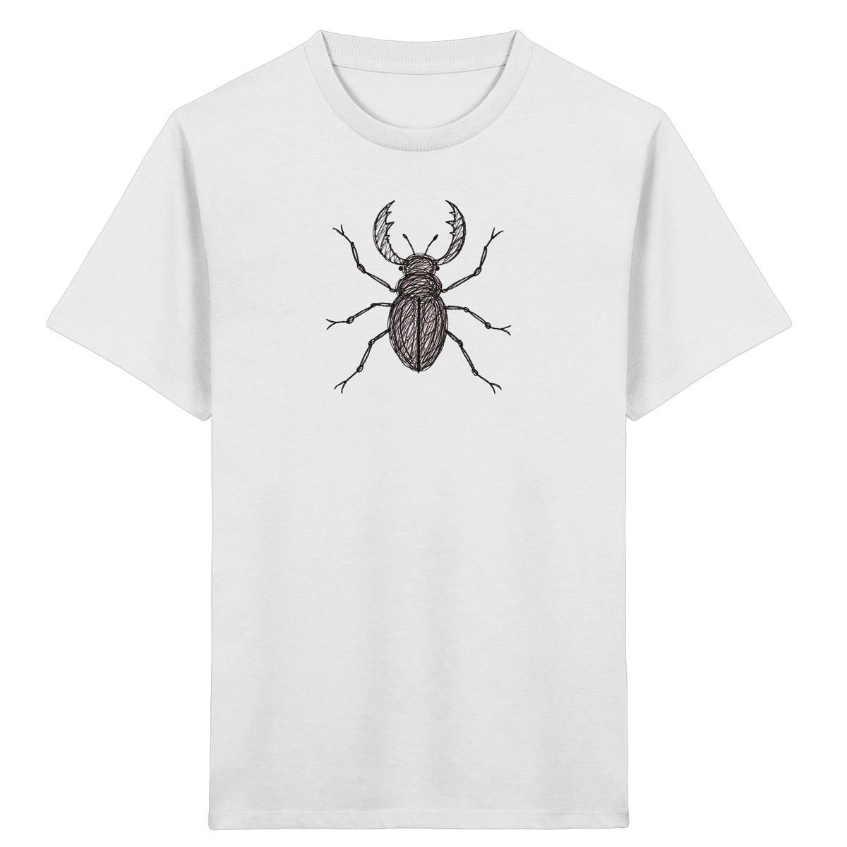 Hirschkäfer von oben - Kinder Bio T-Shirt