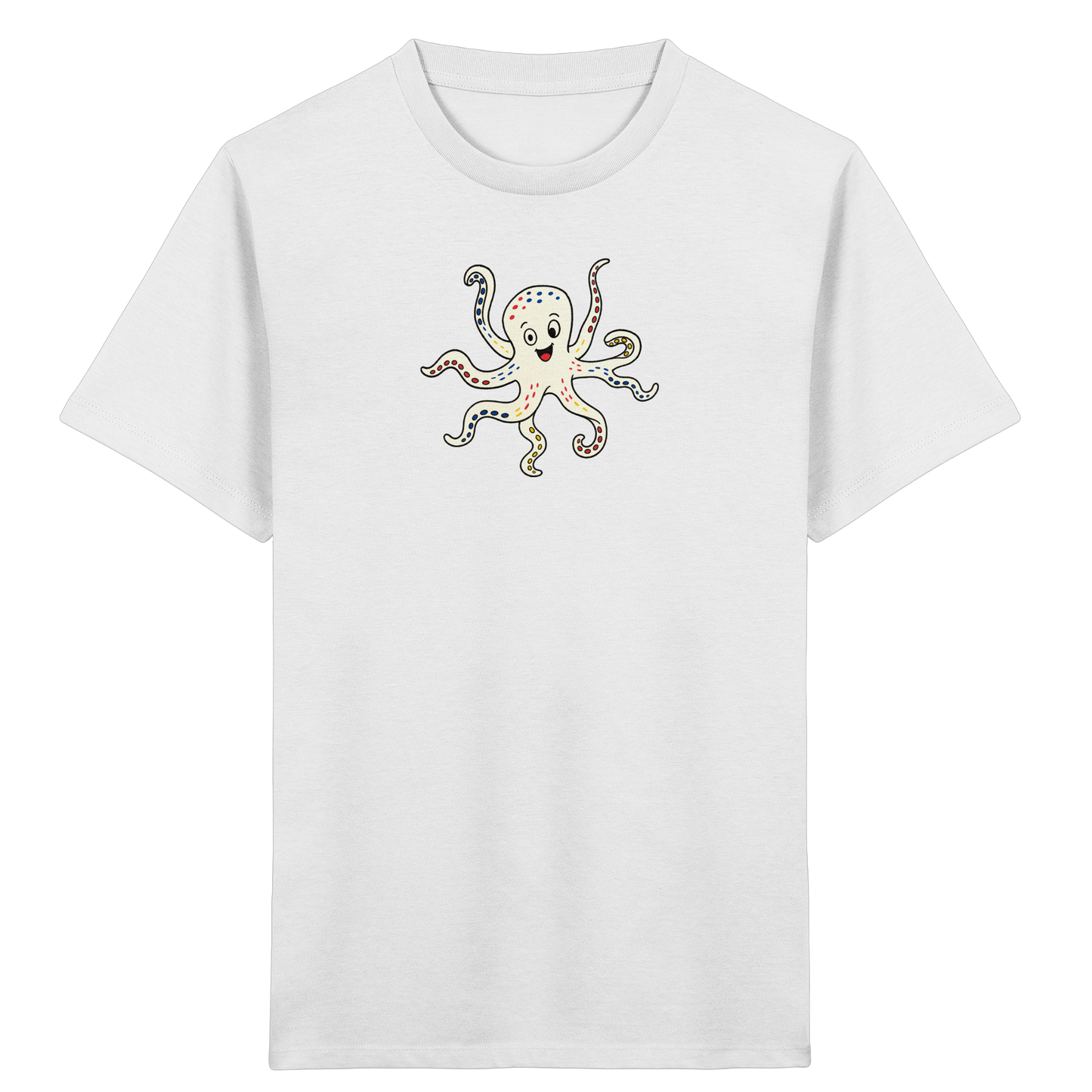 Fröhliches Kraken T-Shirt für Kinder - Kinder Bio T-Shirt