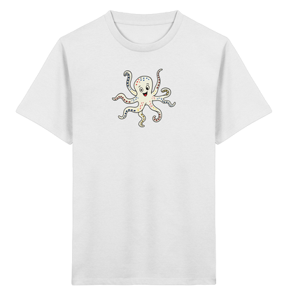 Fröhliches Kraken T-Shirt für Kinder - Kinder Bio T-Shirt