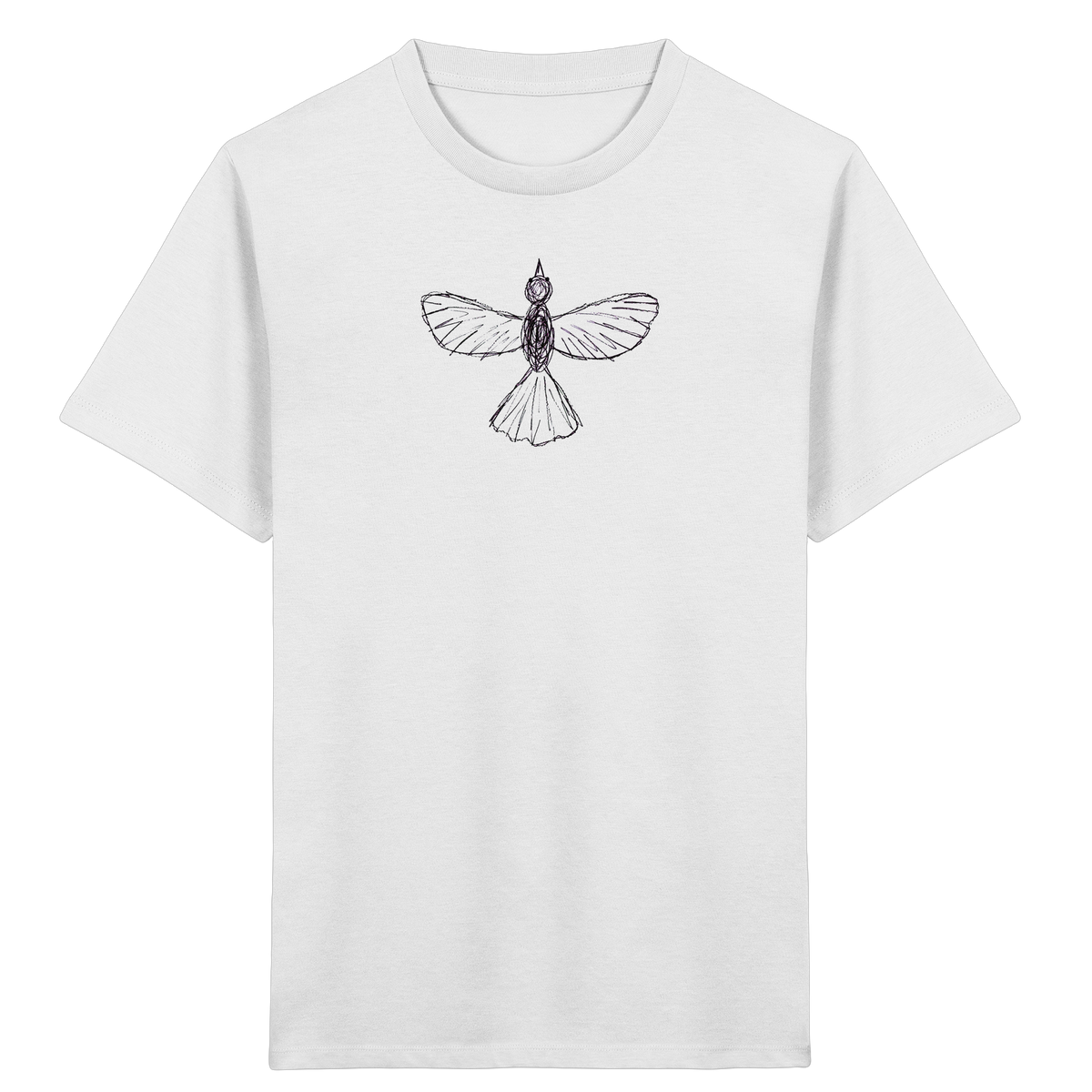 Vogel von oben - Kinder Bio T-Shirt